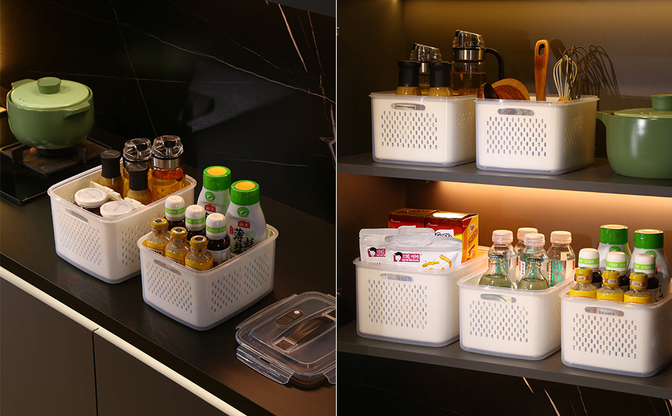 6PCS/Set YAH Smart Kitchen Storage Boxes