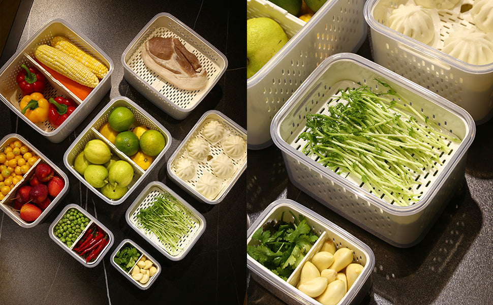 6PCS/Set YAH Smart Kitchen Storage Boxes