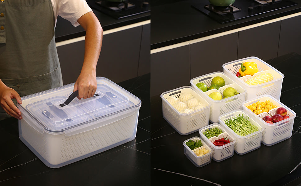 6PCS/Set YAH Smart Kitchen Storage Boxes