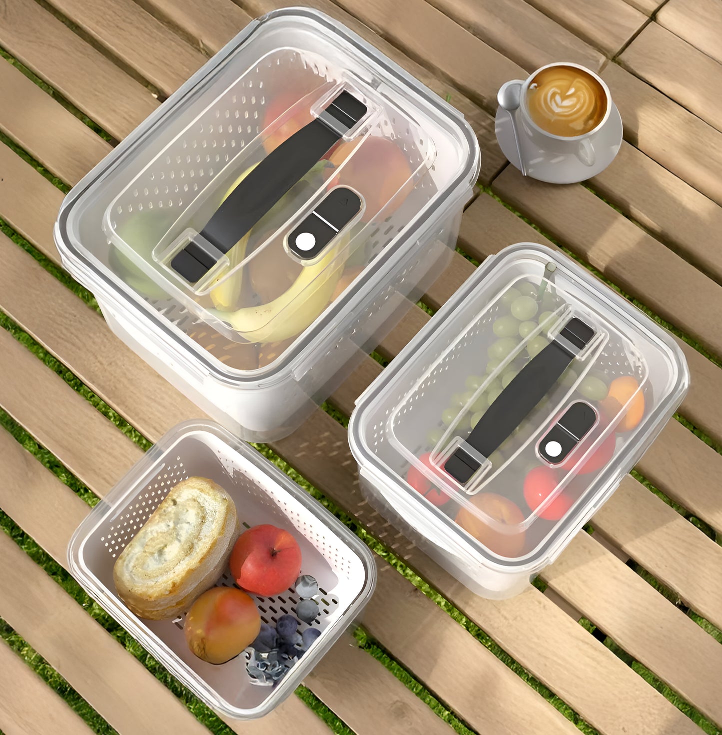 6PCS/Set YAH Smart Kitchen Storage Boxes