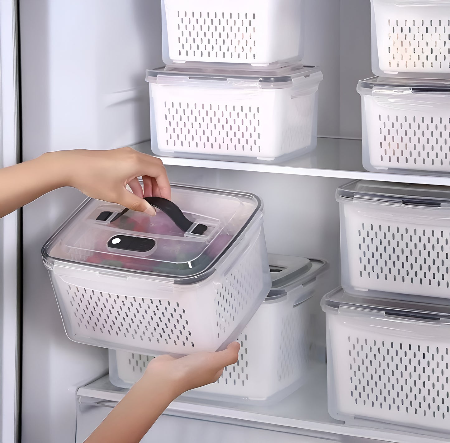6PCS/Set YAH Smart Kitchen Storage Boxes