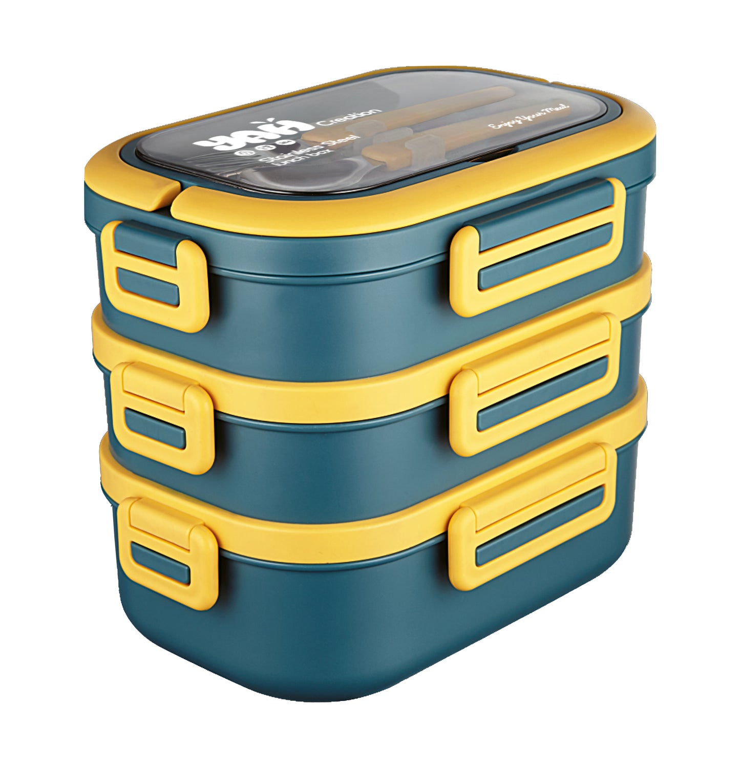 YAH Premium Stainless Steel Bento Lunch Box – 2/3 Layer