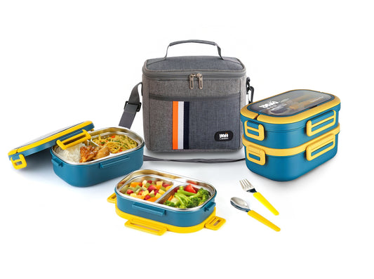 YAH Premium Stainless Steel Bento Lunch Box – 2/3 Layer