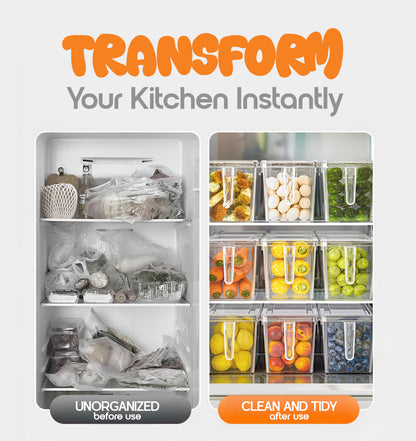 5 Pcs/Set YAH Durable Food Storage - Pantry Organizer with Lids