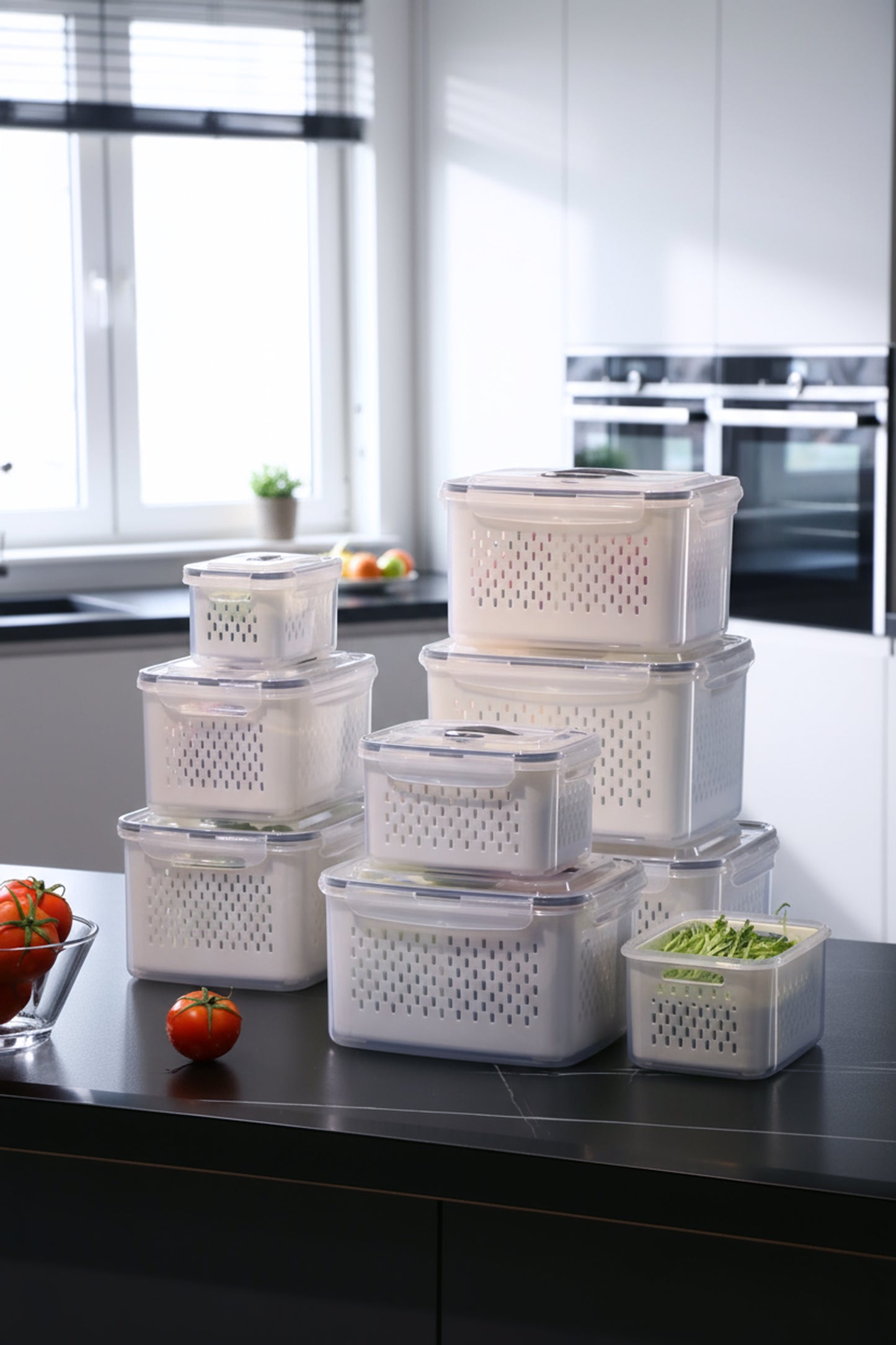 9PCS/Set YAH Smart Kitchen Storage Boxes